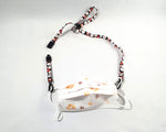 Lanyard Masks - Kids | With Breakaway Pack of 4 (Floral Print D2)