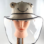 Kids Face Shield - Bucket Hat | Toddlers (1-4) (Happy Face)