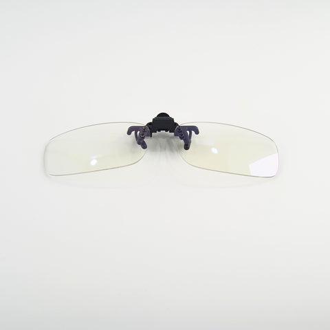 Clip-On For Glasses Anti-Blue Light & Night Vision | Rectangular Shape