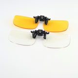 Clip-On For Glasses Anti-Blue Light & Night Vision | Rectangular Shape