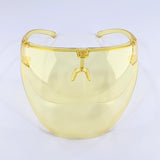 Safety Glasses X Face Shield | Half Frost - 3 Shades