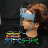Kids Face Shield - Eyewear | Blue Unicorn (E54) - 7 Color Frame