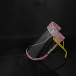Kids Face Shield - Eyewear | Pink Unicorn (E56) 7 Color Frame