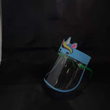 Kids Face Shield - Eyewear | Blue Unicorn (E54) - 7 Color Frame