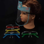 Kids Face Shield - Eyewear | Owl (E58) - 7 Color Frame