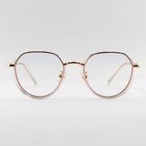 Ottika Care - Blue Light Blocking Glasses - Adult | TR1906 - Coating Gold & Green