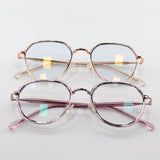 Ottika Care - Blue Light Blocking Glasses - Adult | TR1906 - Coating Gold & Green