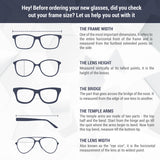 Blue Light Blocking Reading Glasses | Progressive Lenses - JC041