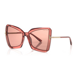Tom Ford Sunglasses | Model FT0766 72Y - Transparent Antique Pink