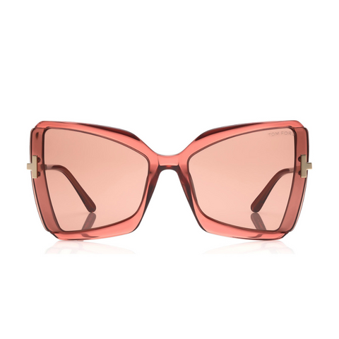 Tom Ford Sunglasses | Model FT0766 72Y - Transparent Antique Pink