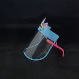 Kids Face Shield - Eyewear | Blue Unicorn (E54) - 7 Color Frame