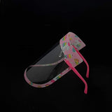 Kids Face Shield - Eyewear | Pink Unicorn (E56) 7 Color Frame