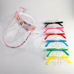 Kids Face Shield - Eyewear | Pink Unicorn (E56) 7 Color Frame