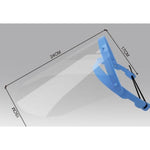 Adult Face Shield - Adjustable | Flip-ups - Blue Band