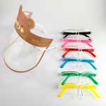 Kids Face Shield - Eyewear | Brown Bear (B55) - 7 Color Frame